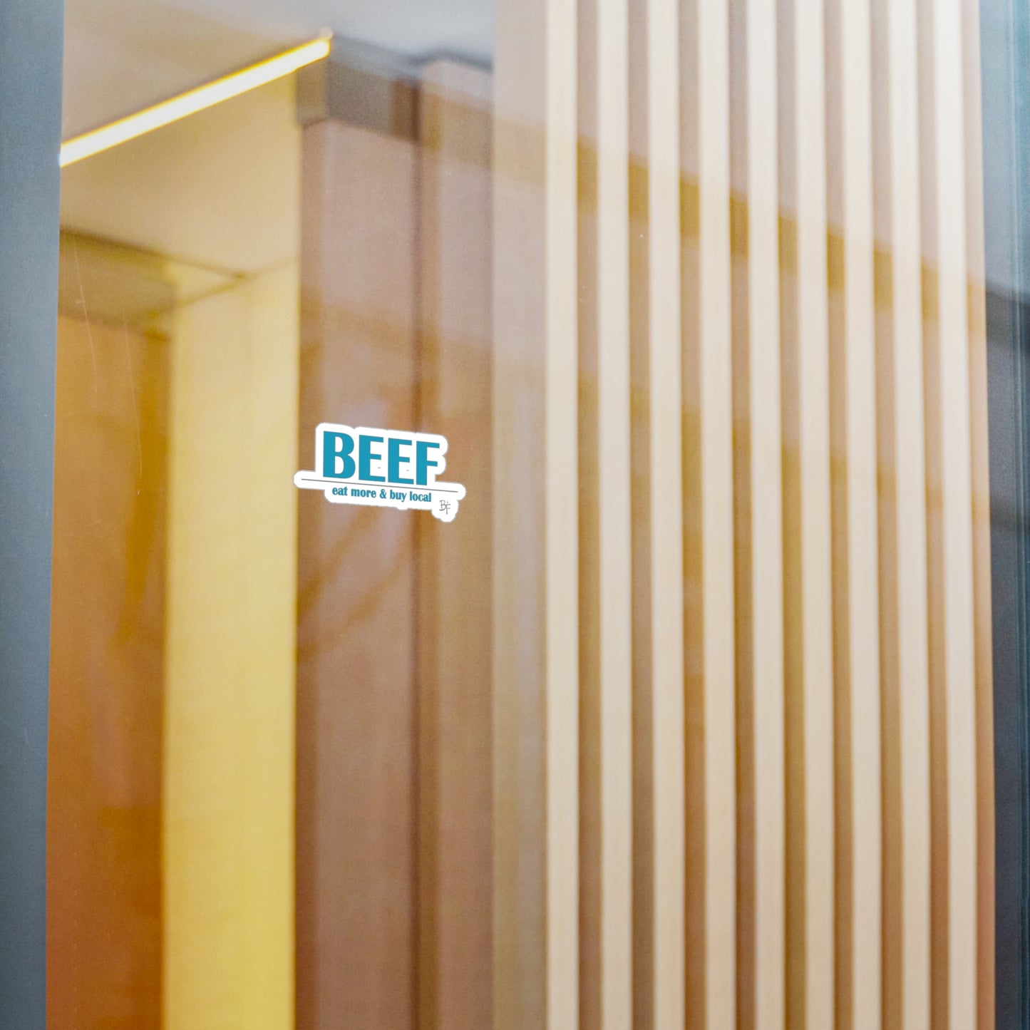 Beef Vinyl Sticker