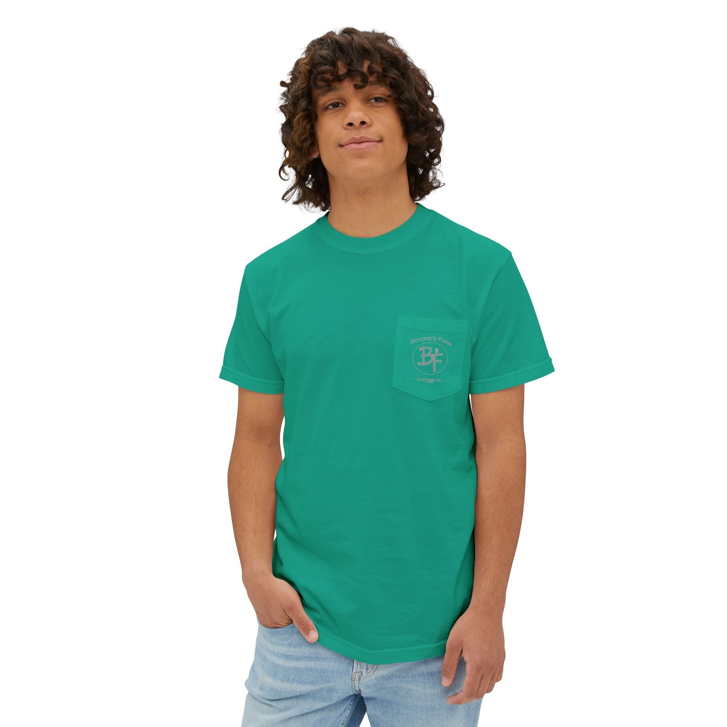 Support Local Farmers Comfort Colors Pocket Tee