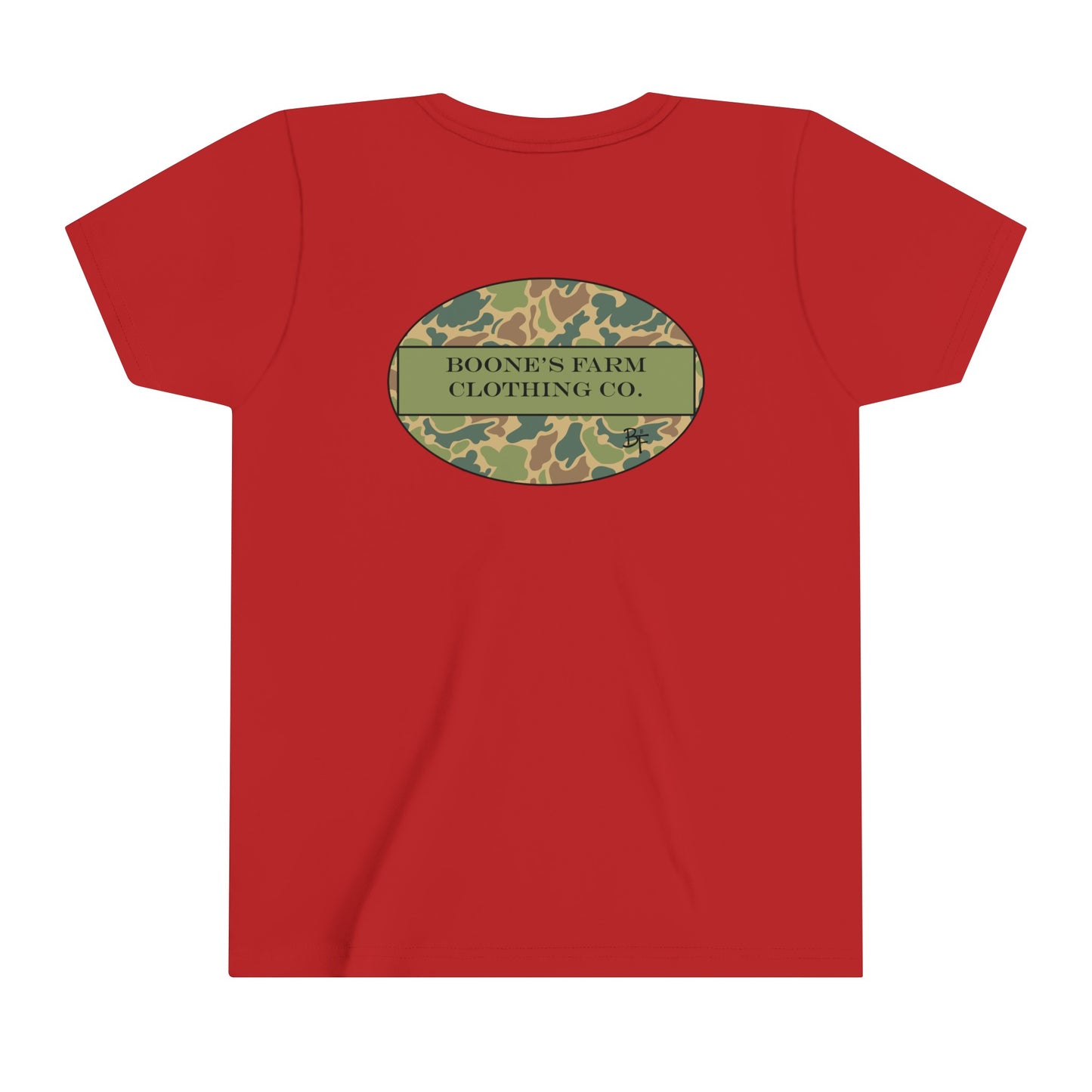 Camo Boone's Farm CC Logo Kids Tee