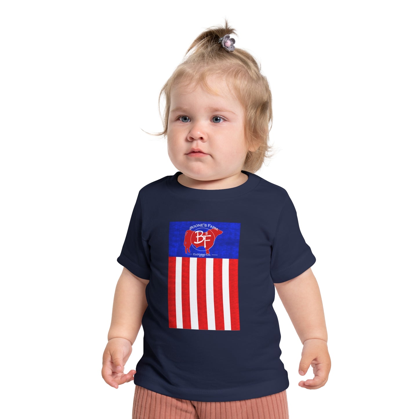 Bull+Flag Baby Tee