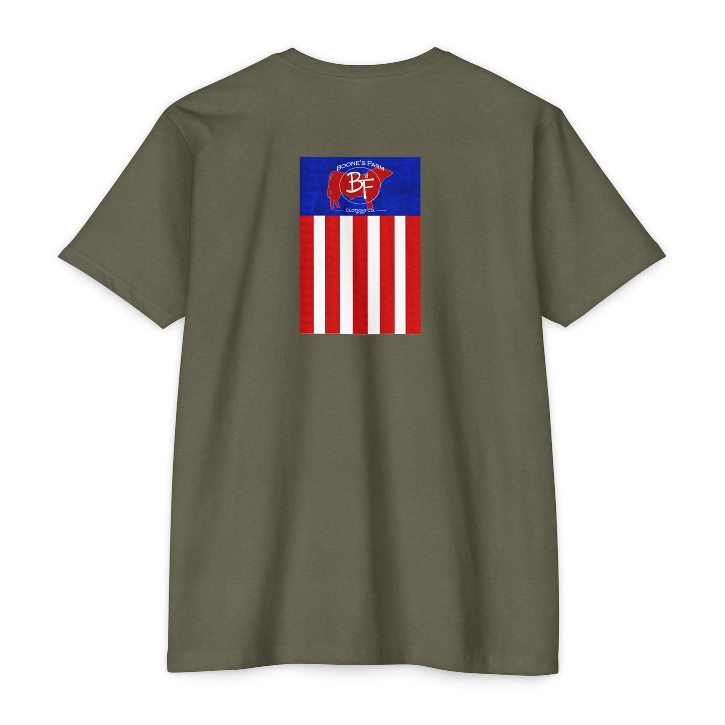 Bull+Flag Softstyle Adult Tee