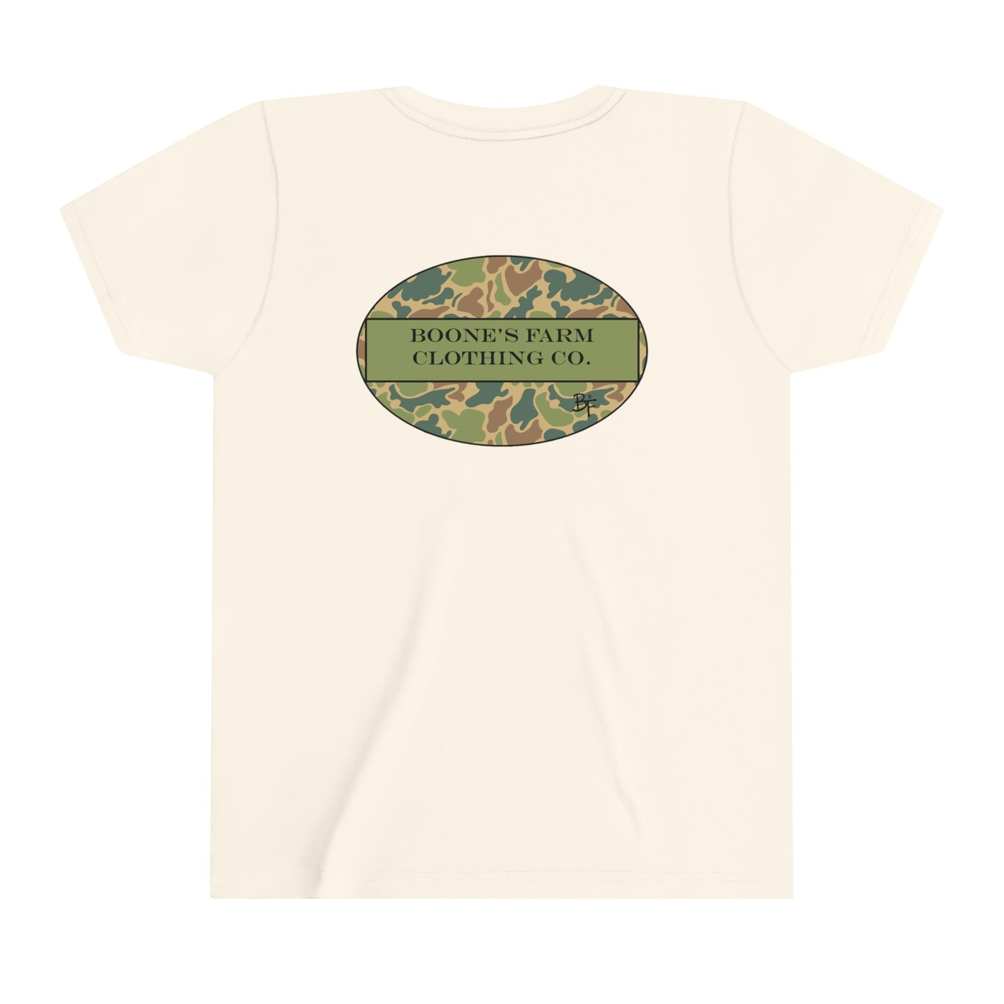 Camo Boone's Farm CC Logo Kids Tee