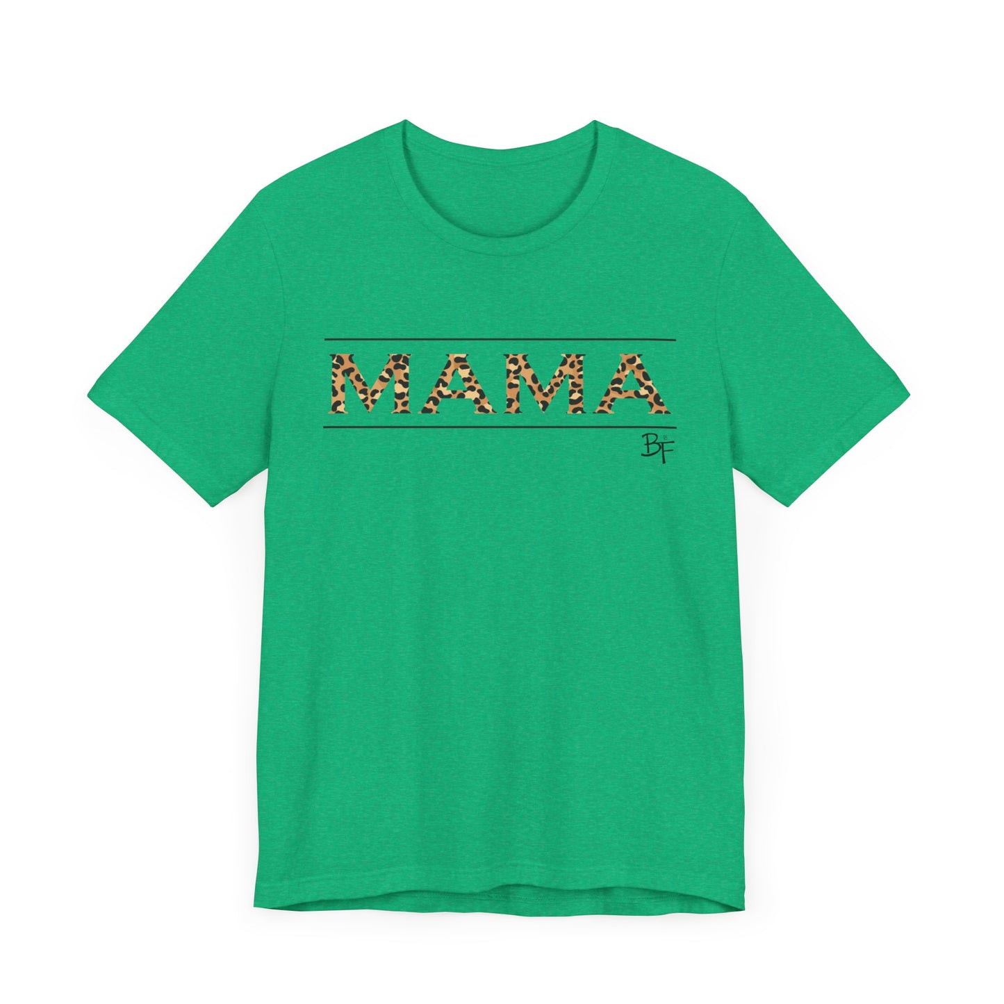 Cheetah Print MAMA Bella Canvas Tee