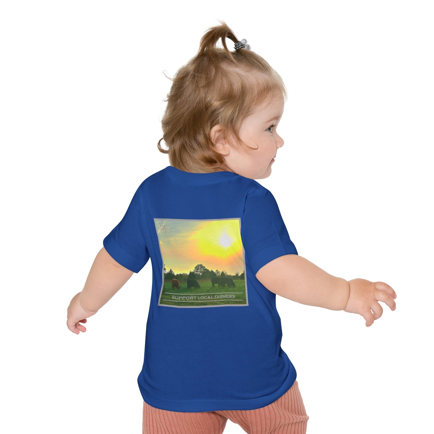 Support Local Farmers Baby Bella+Canvas Tee