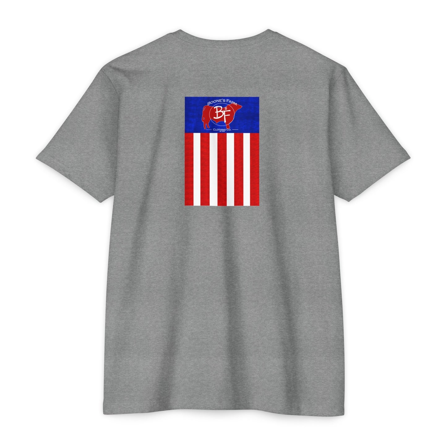 Bull+Flag Softstyle Adult Tee