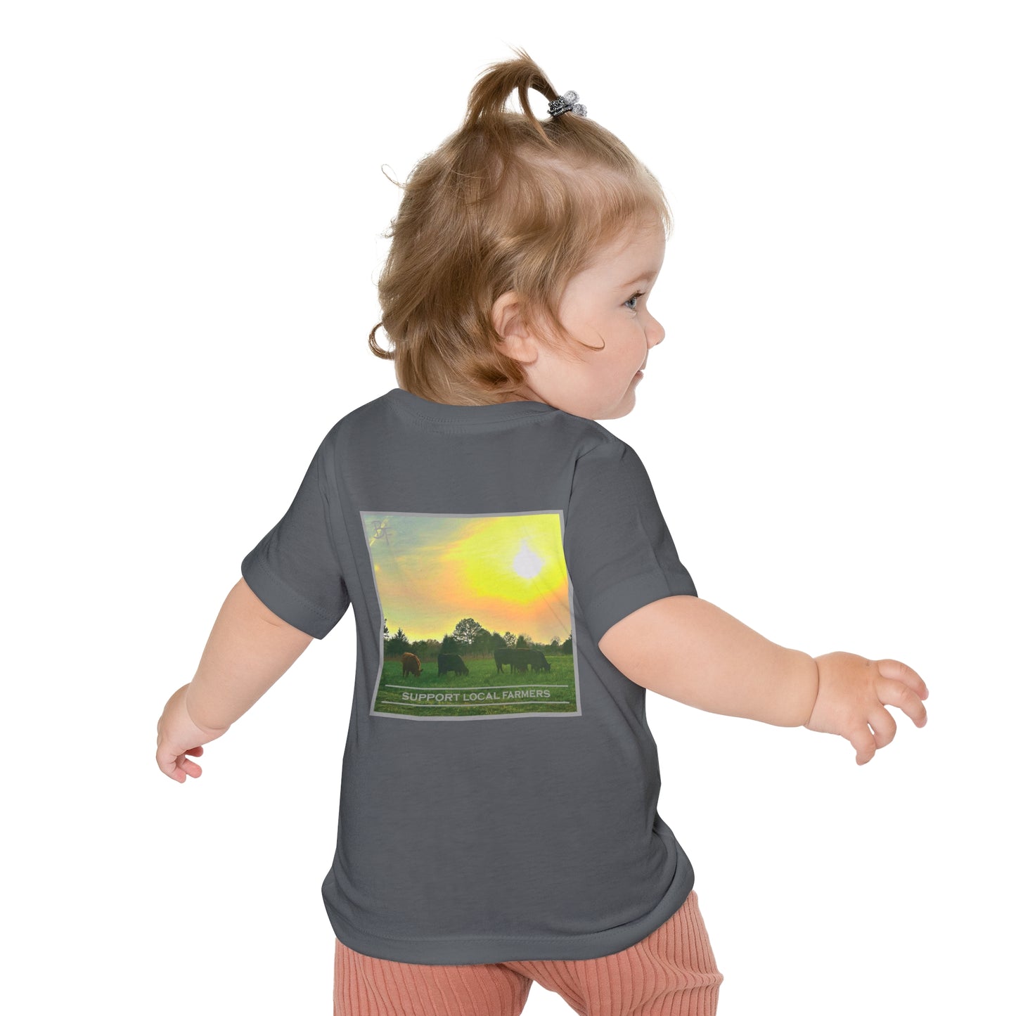 Support Local Farmers Baby Bella+Canvas Tee