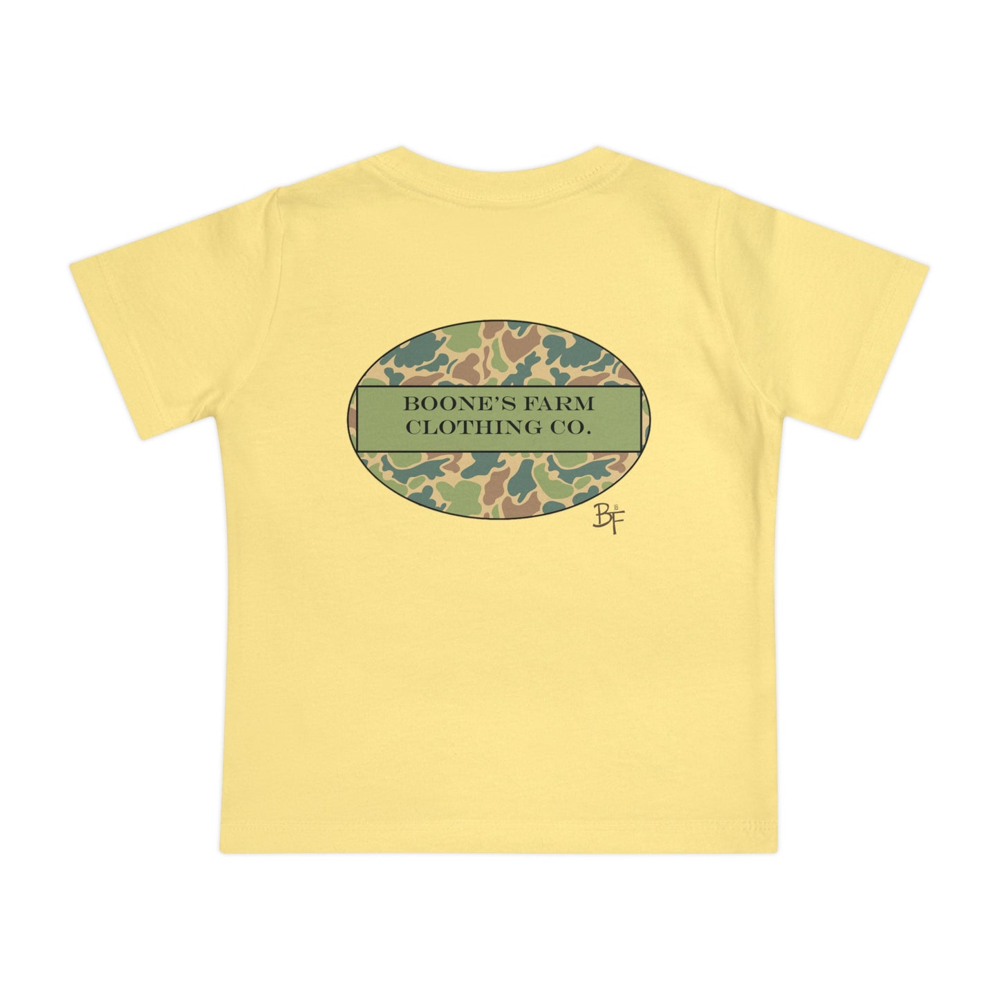 Camo Boone's Farm Baby Tee