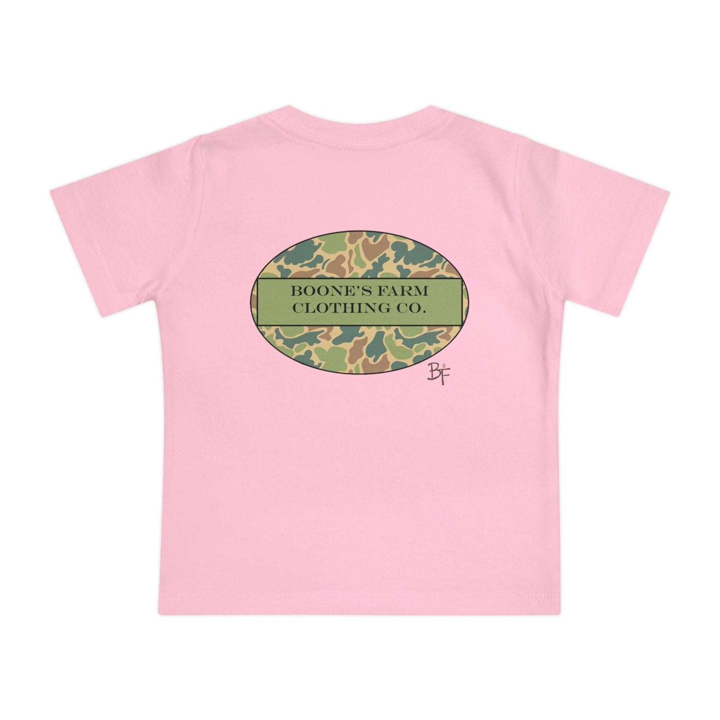 Camo Boone's Farm Baby Tee