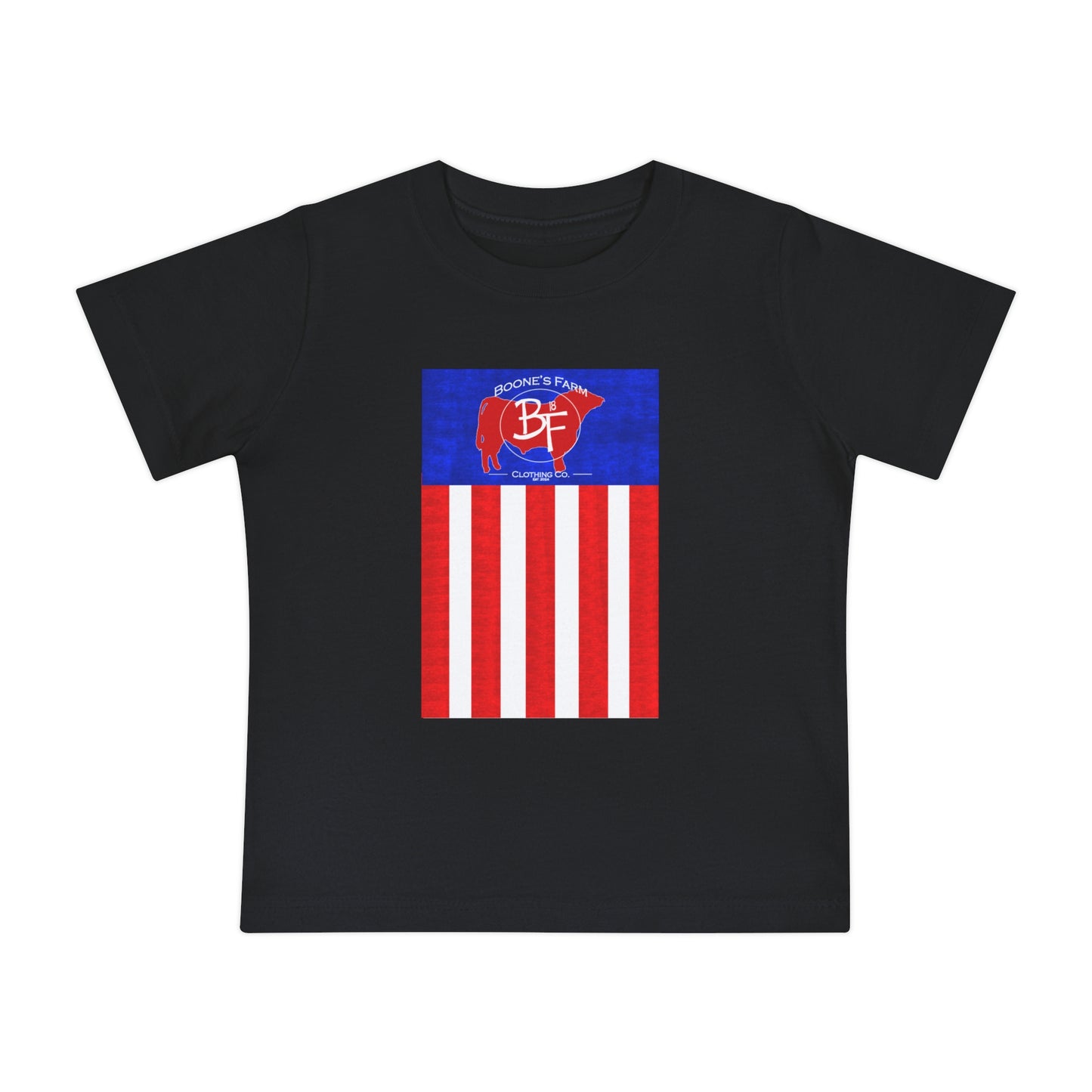 Bull+Flag Baby Tee