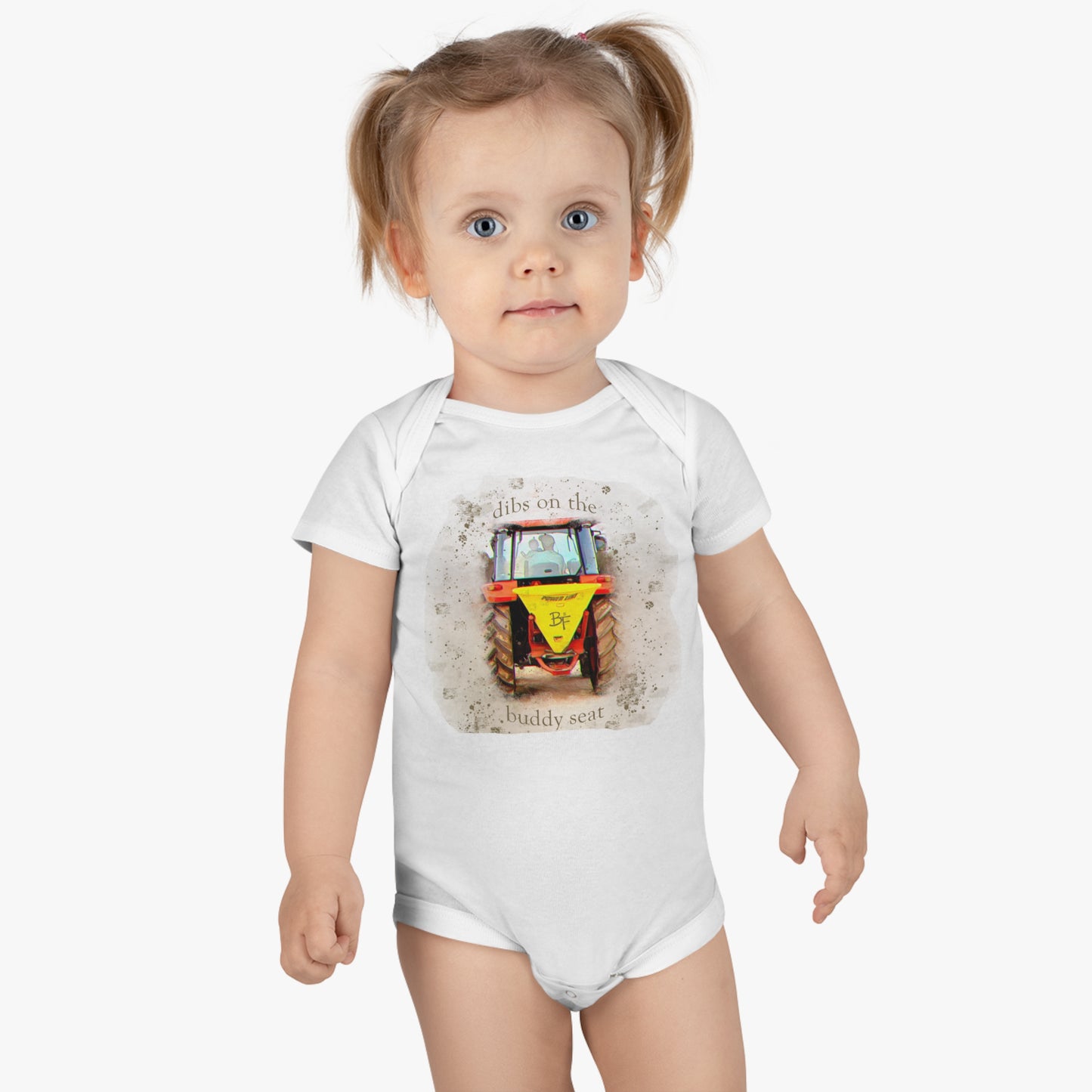 Baby Onesie "Dibs on the Buddy Seat"