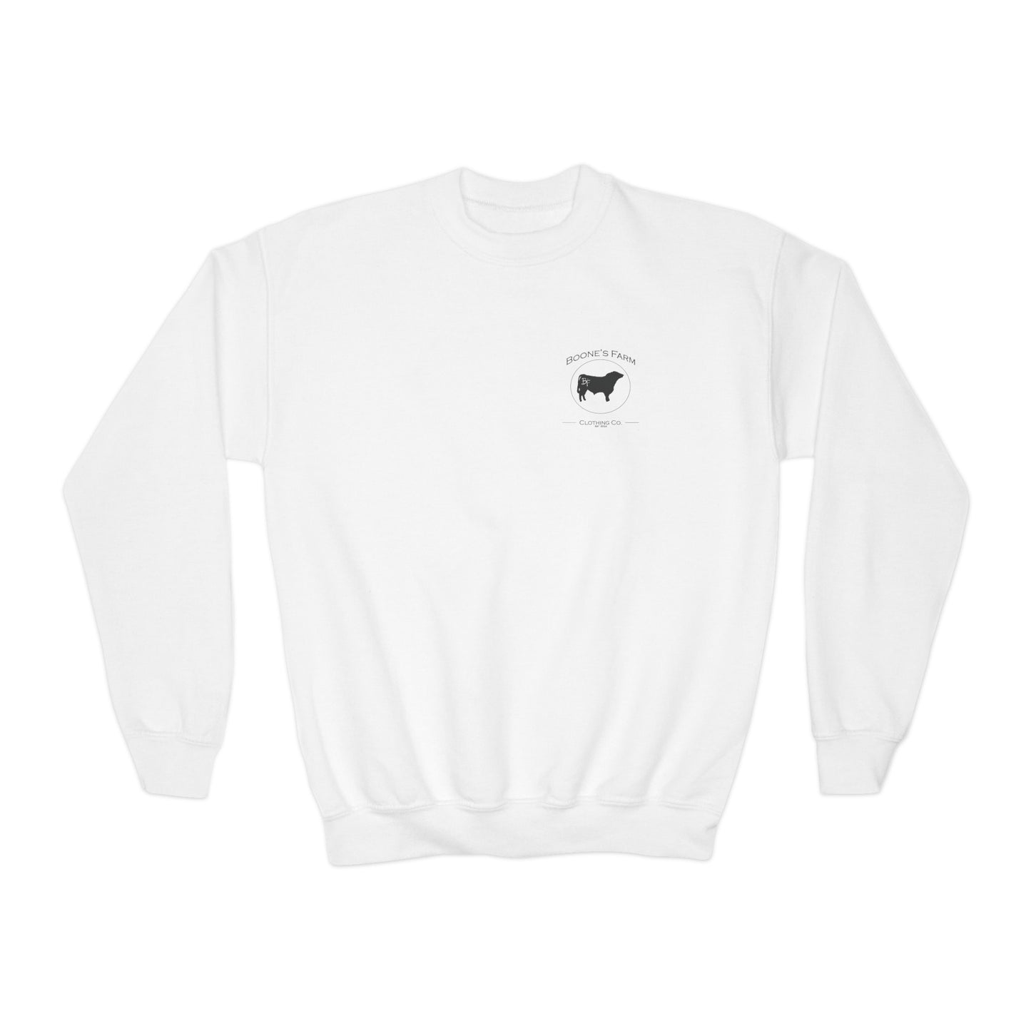 Support Local Farmers Kids Crewneck Sweatshirt