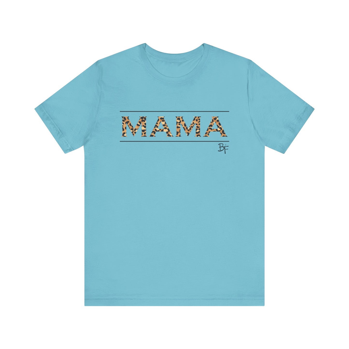 Cheetah Print MAMA Bella Canvas Tee