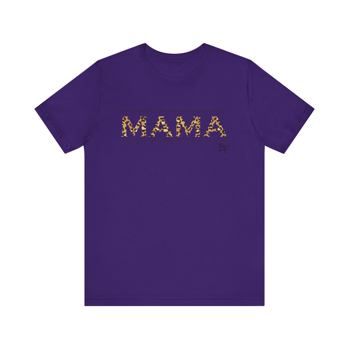 Cheetah Print MAMA Bella Canvas Tee