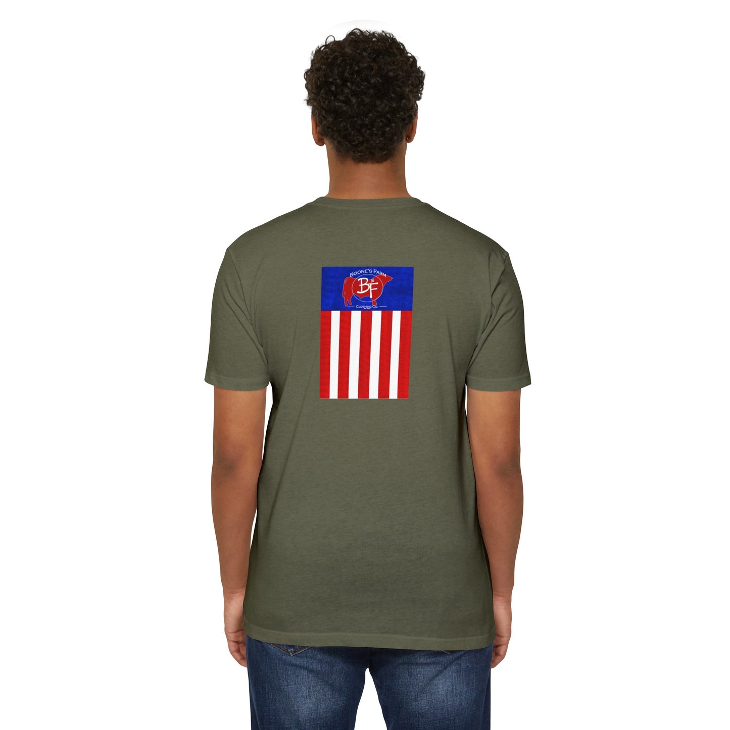 Bull+Flag Softstyle Adult Tee