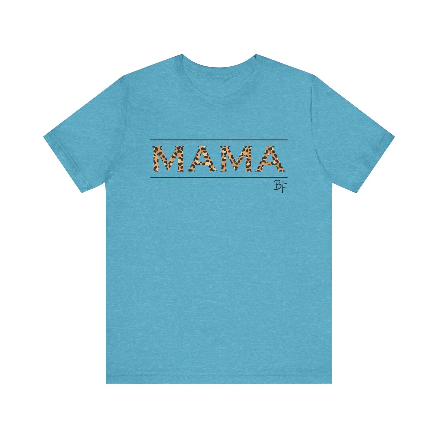 Cheetah Print MAMA Bella Canvas Tee