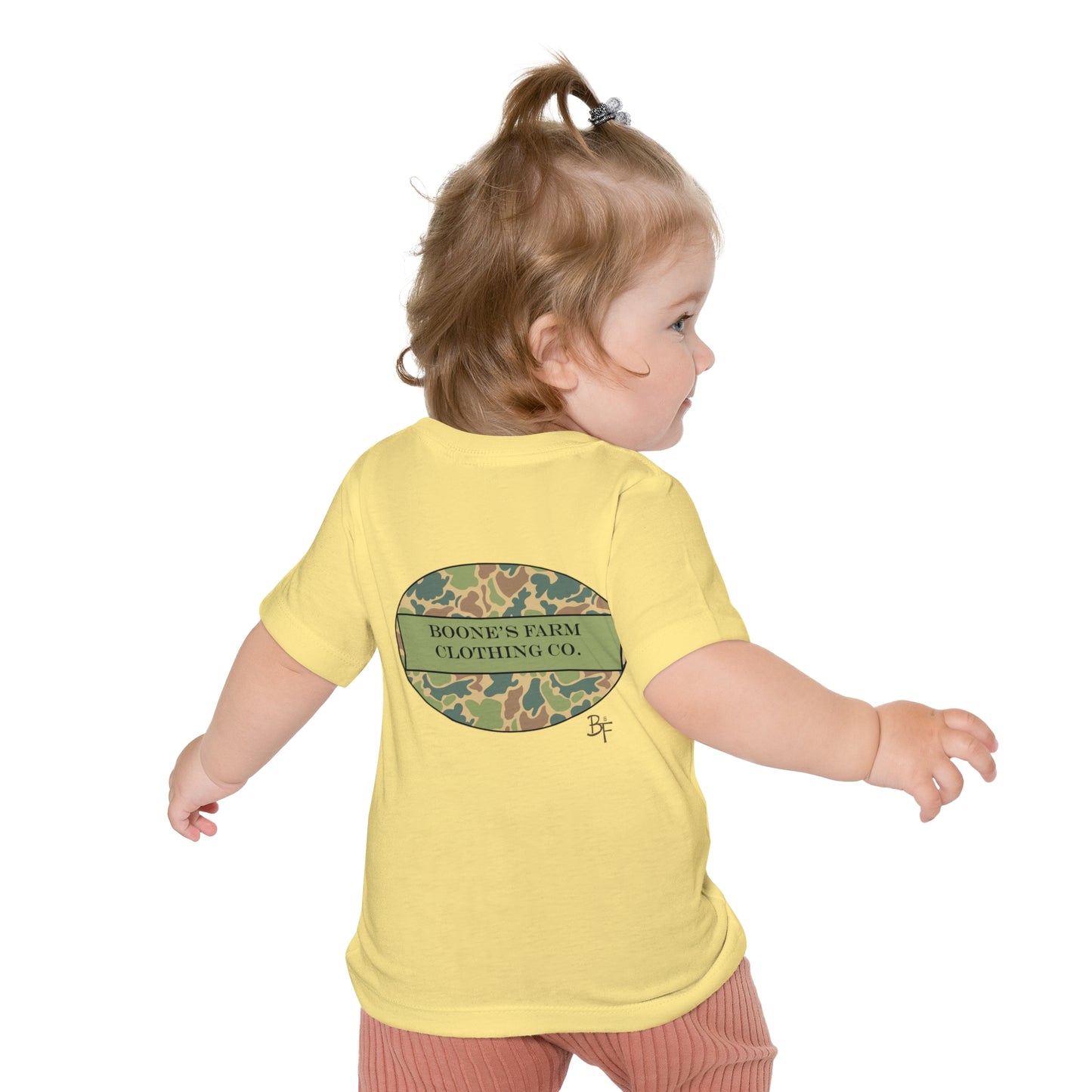 Camo Boone's Farm Baby Tee