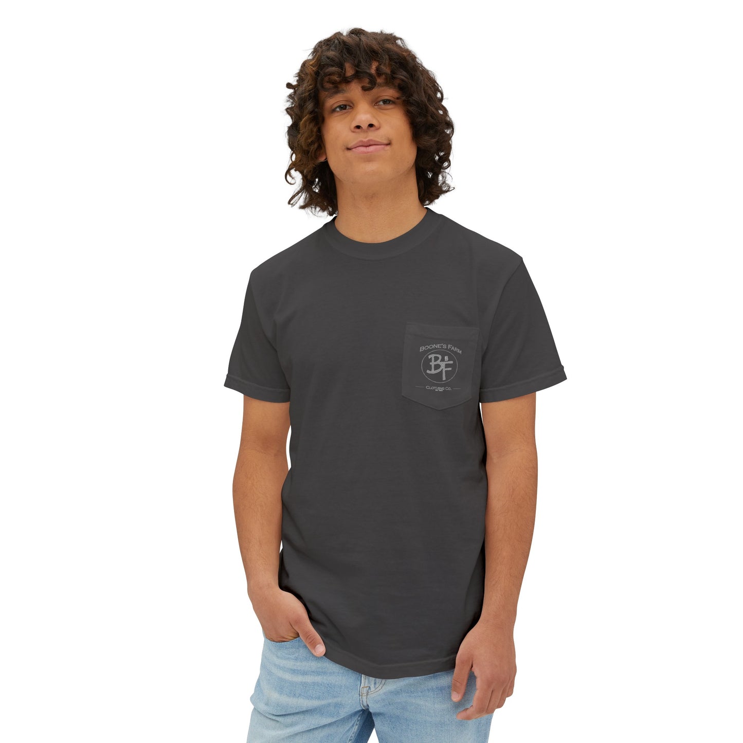 Support Local Farmers Comfort Colors Pocket Tee