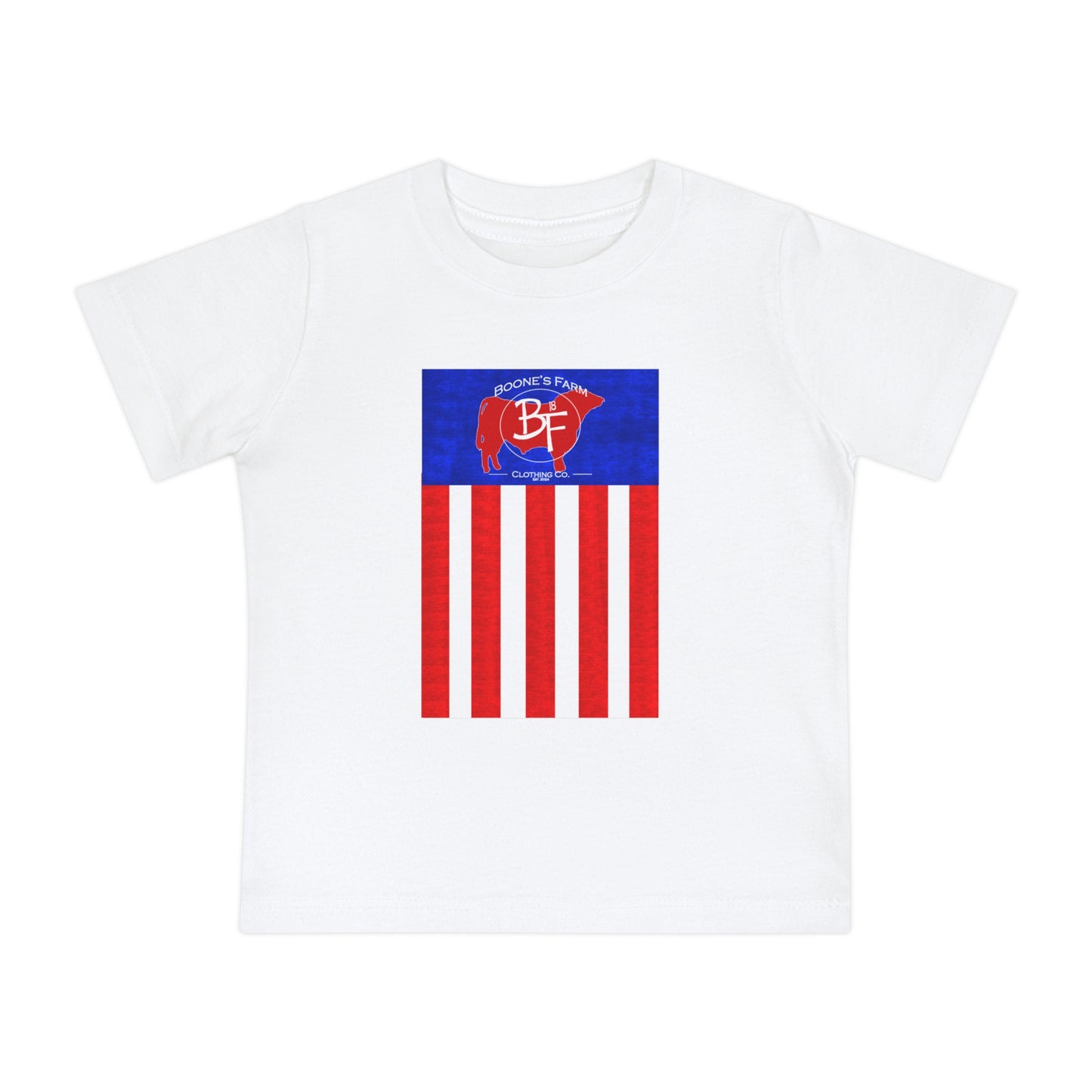 Bull+Flag Baby Tee