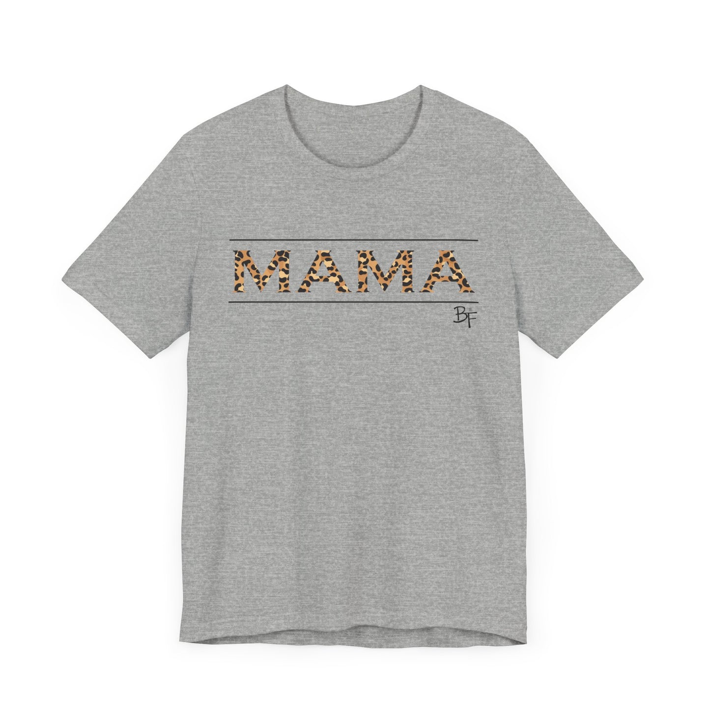 Cheetah Print MAMA Bella Canvas Tee