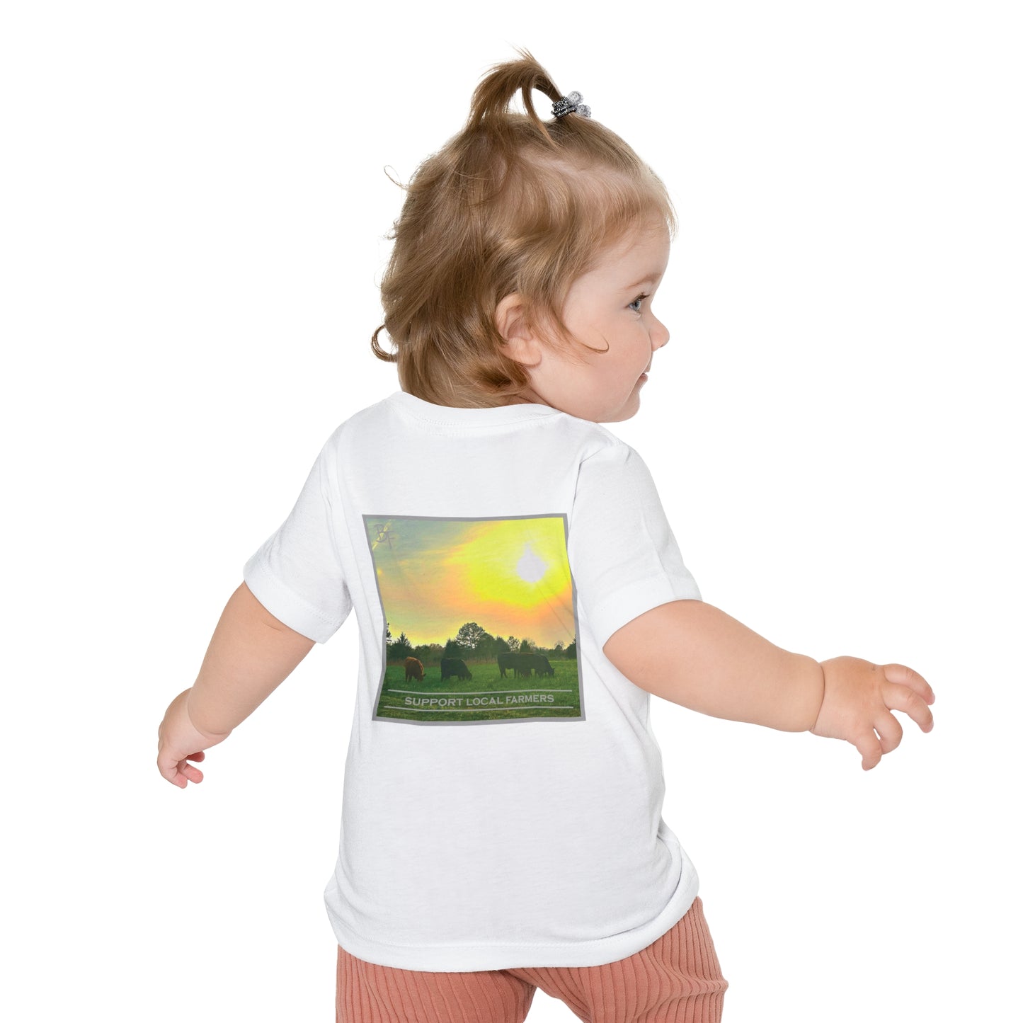 Support Local Farmers Baby Bella+Canvas Tee