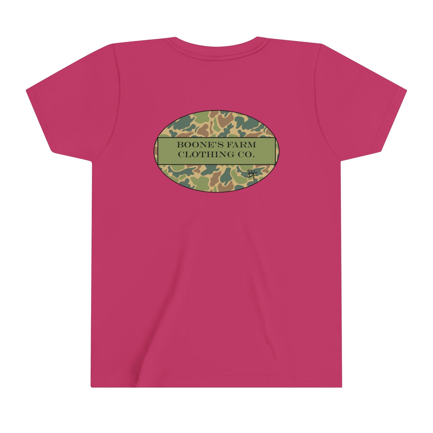 Camo Boone's Farm CC Logo Kids Tee