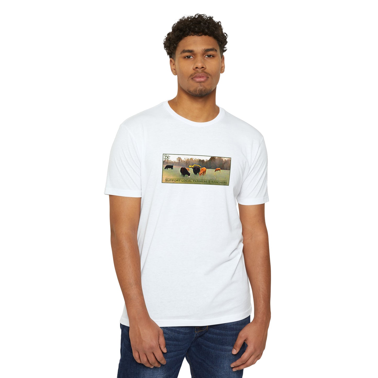 Support Farmers & Ranchers Softstyle Adult Tee