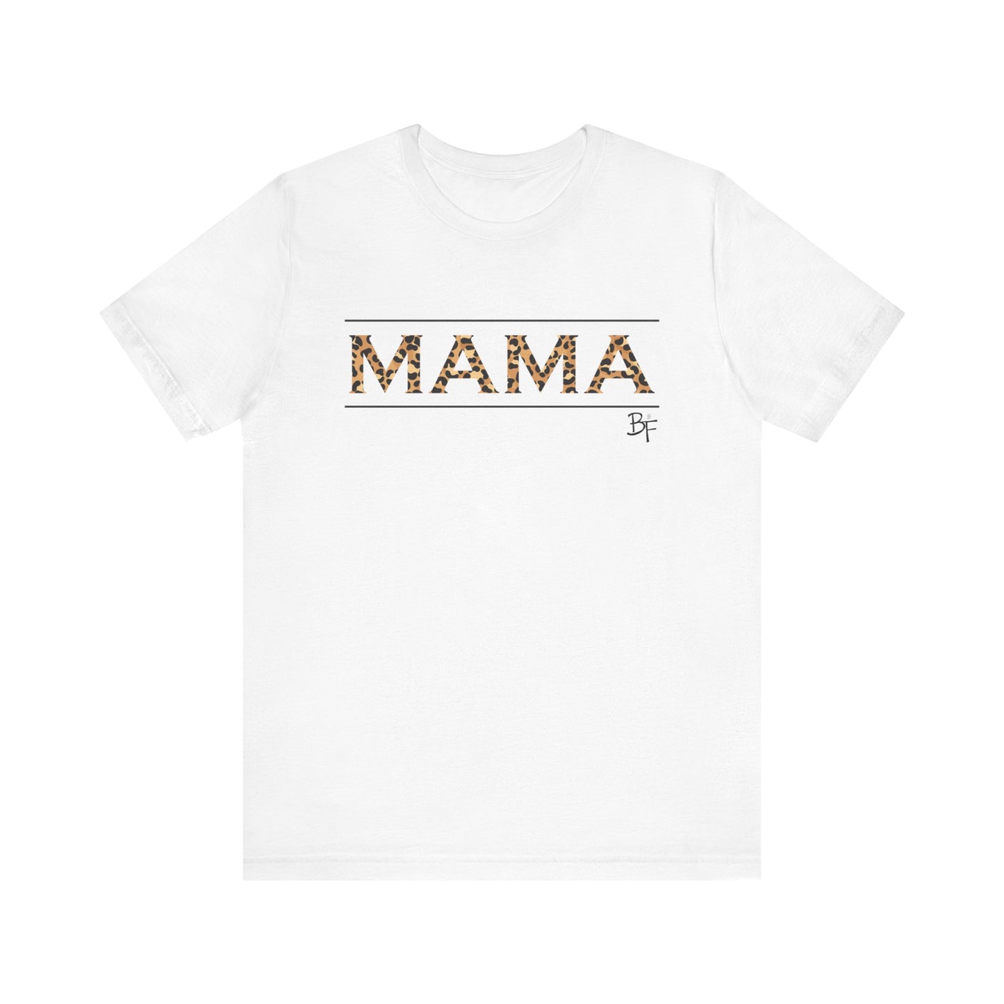 Cheetah Print MAMA Bella Canvas Tee