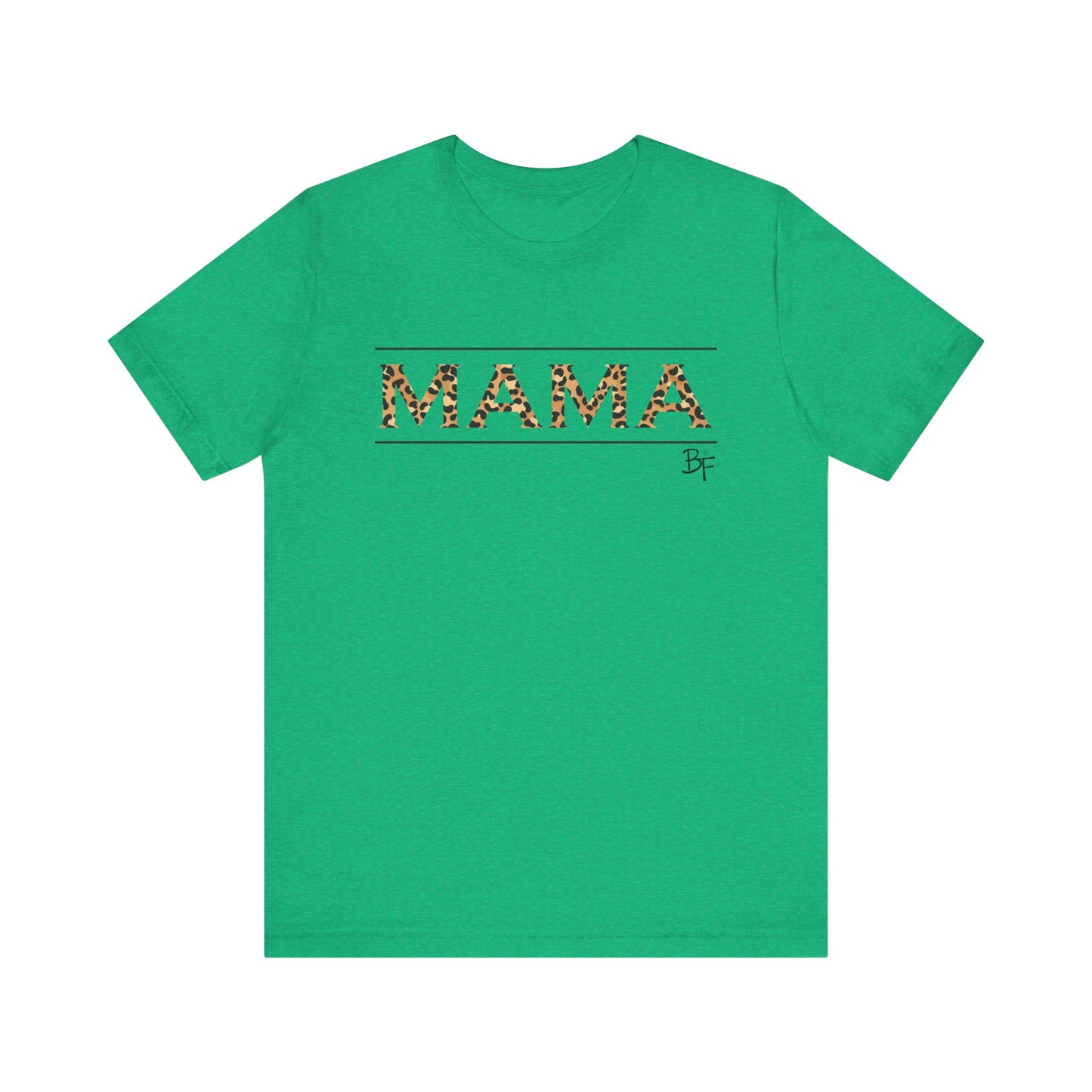 Cheetah Print MAMA Bella Canvas Tee