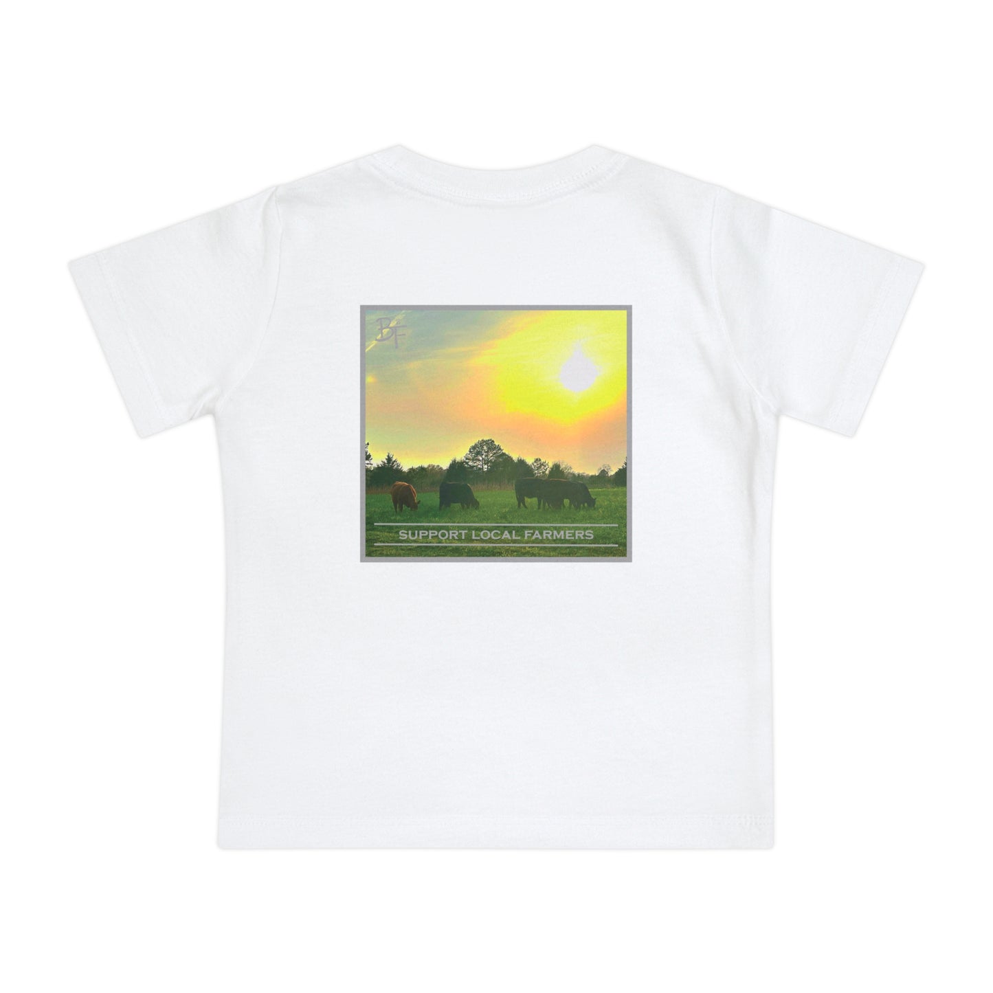 Support Local Farmers Baby Bella+Canvas Tee