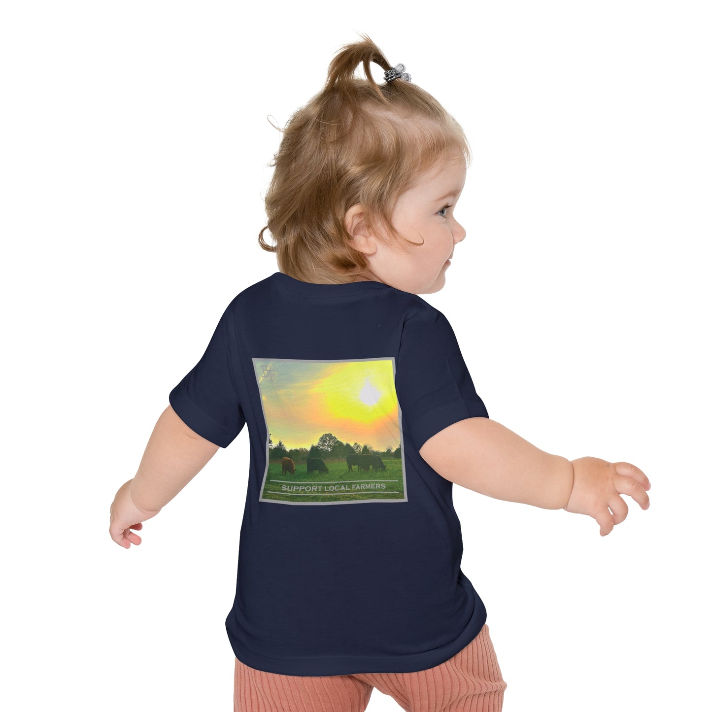 Support Local Farmers Baby Bella+Canvas Tee