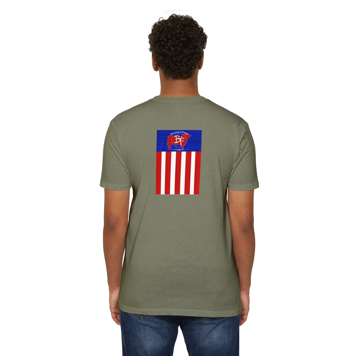 Bull+Flag Softstyle Adult Tee