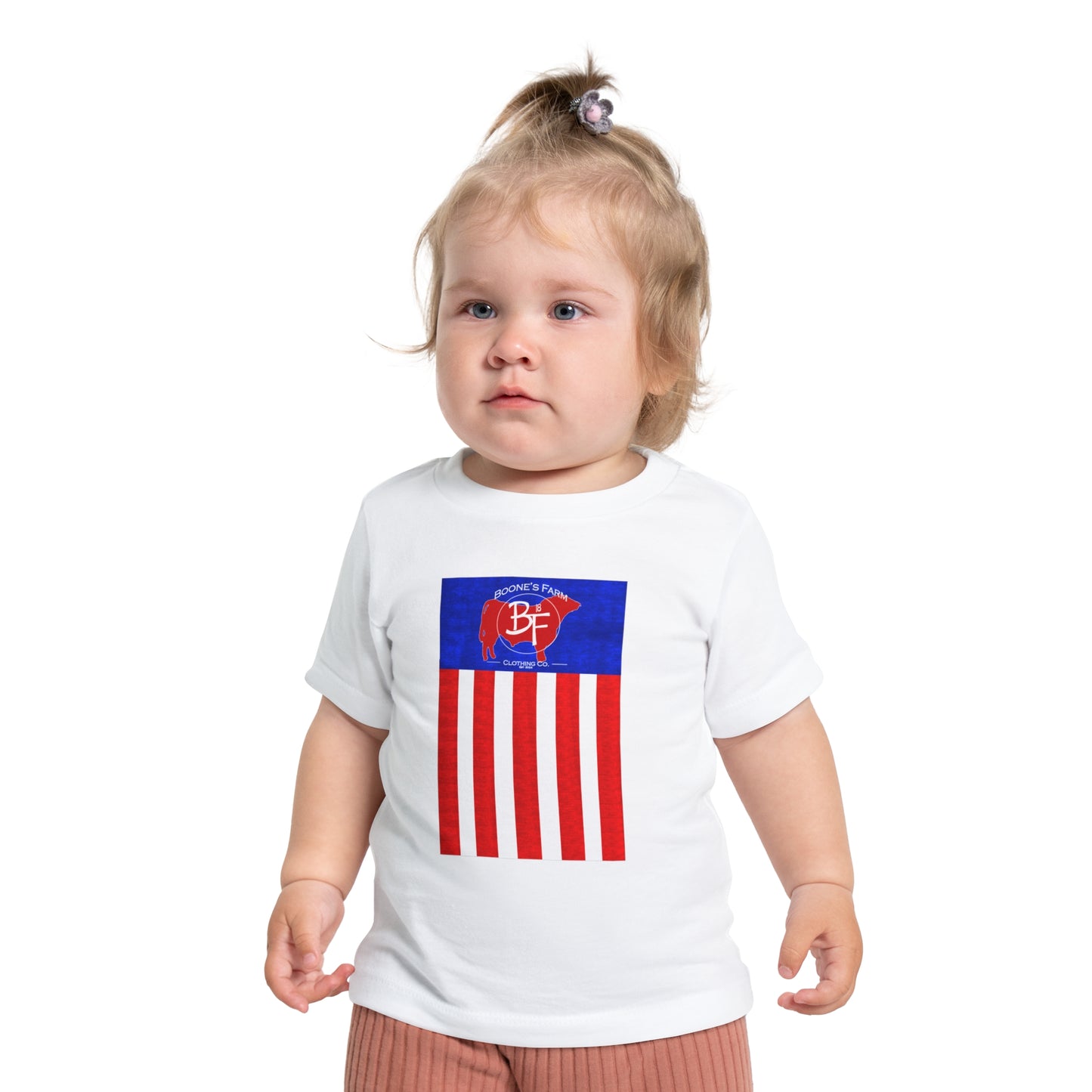 Bull+Flag Baby Tee