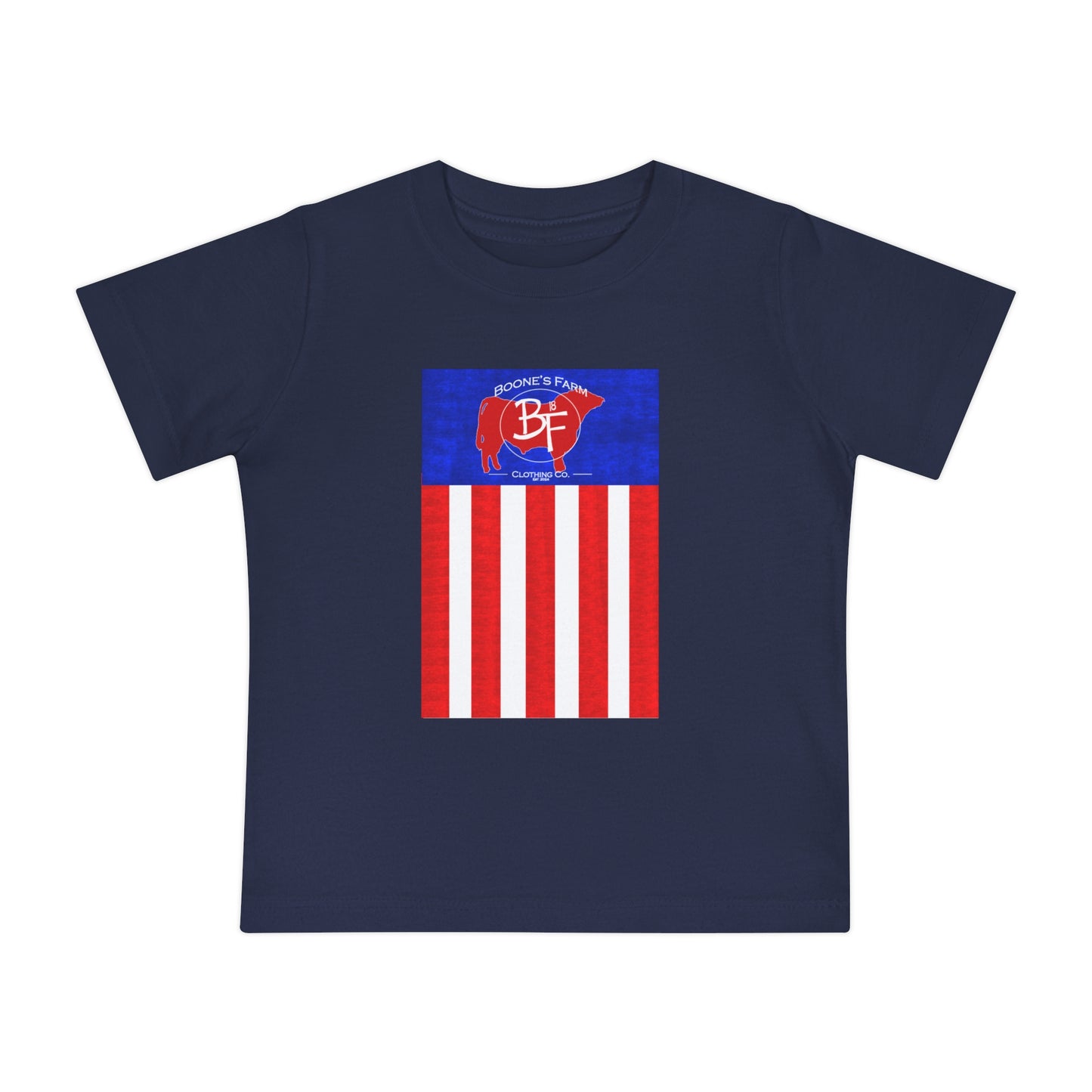 Bull+Flag Baby Tee