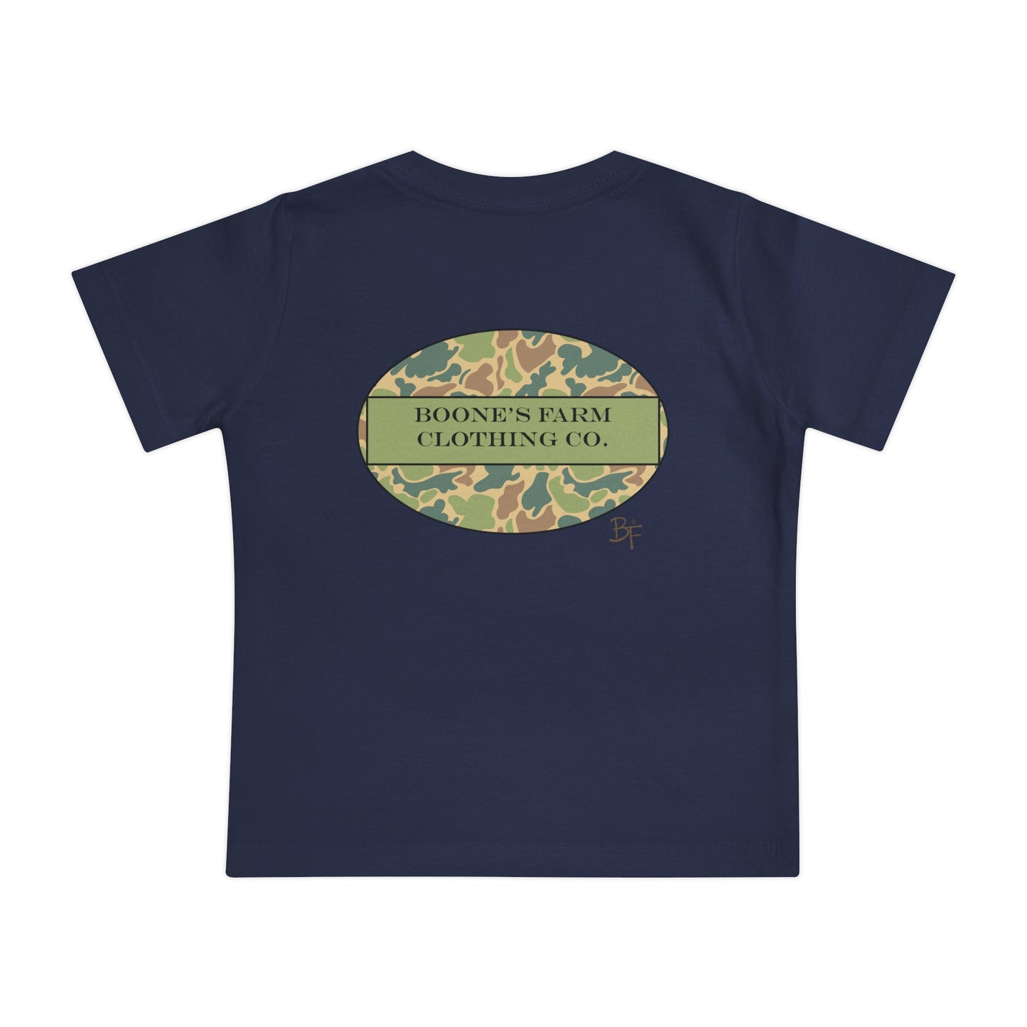 Camo Boone's Farm Baby Tee