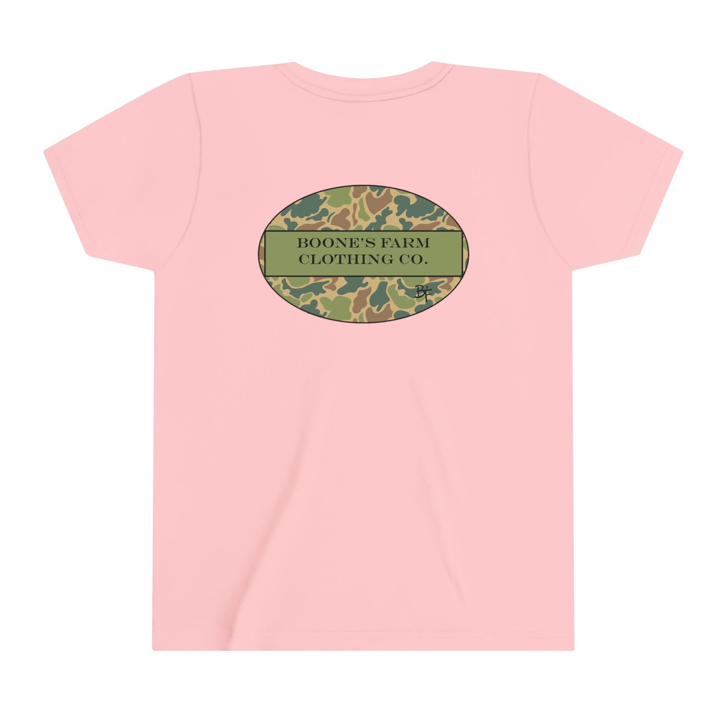 Camo Boone's Farm CC Logo Kids Tee