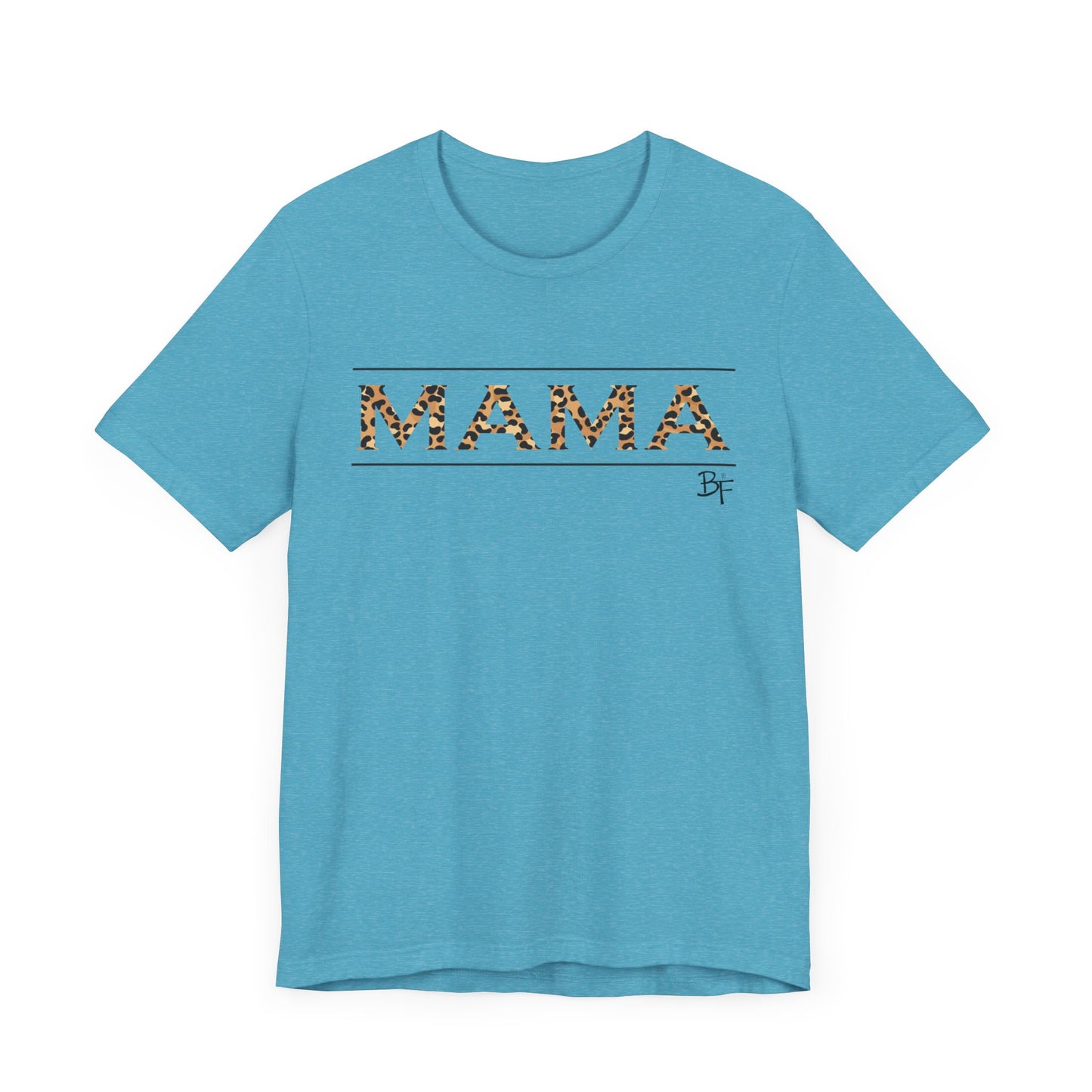 Cheetah Print MAMA Bella Canvas Tee