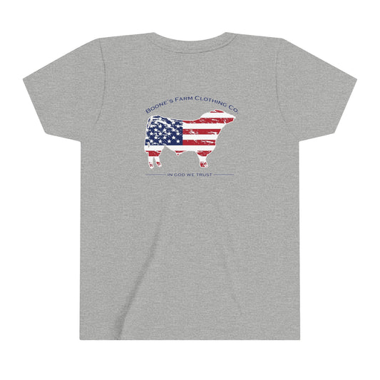 American Flag BFCC Bull Kids Tee