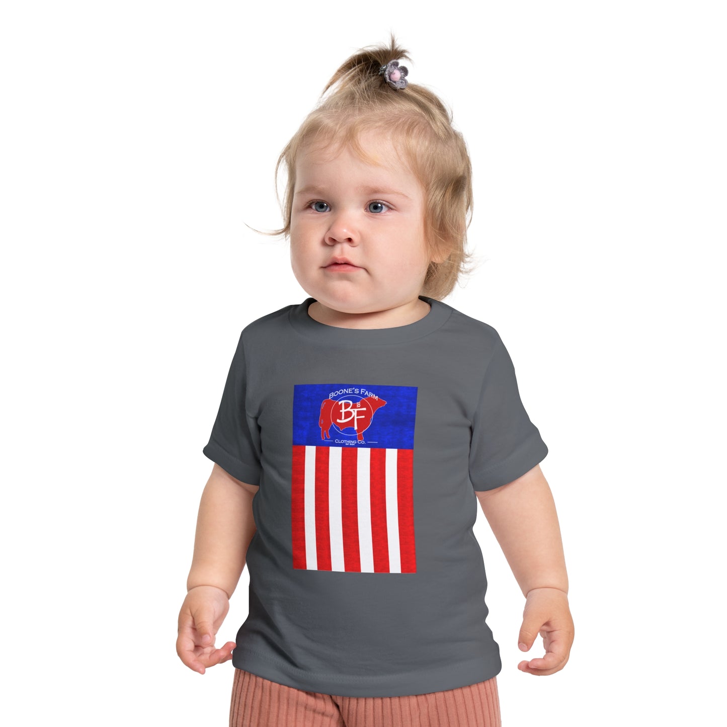 Bull+Flag Baby Tee