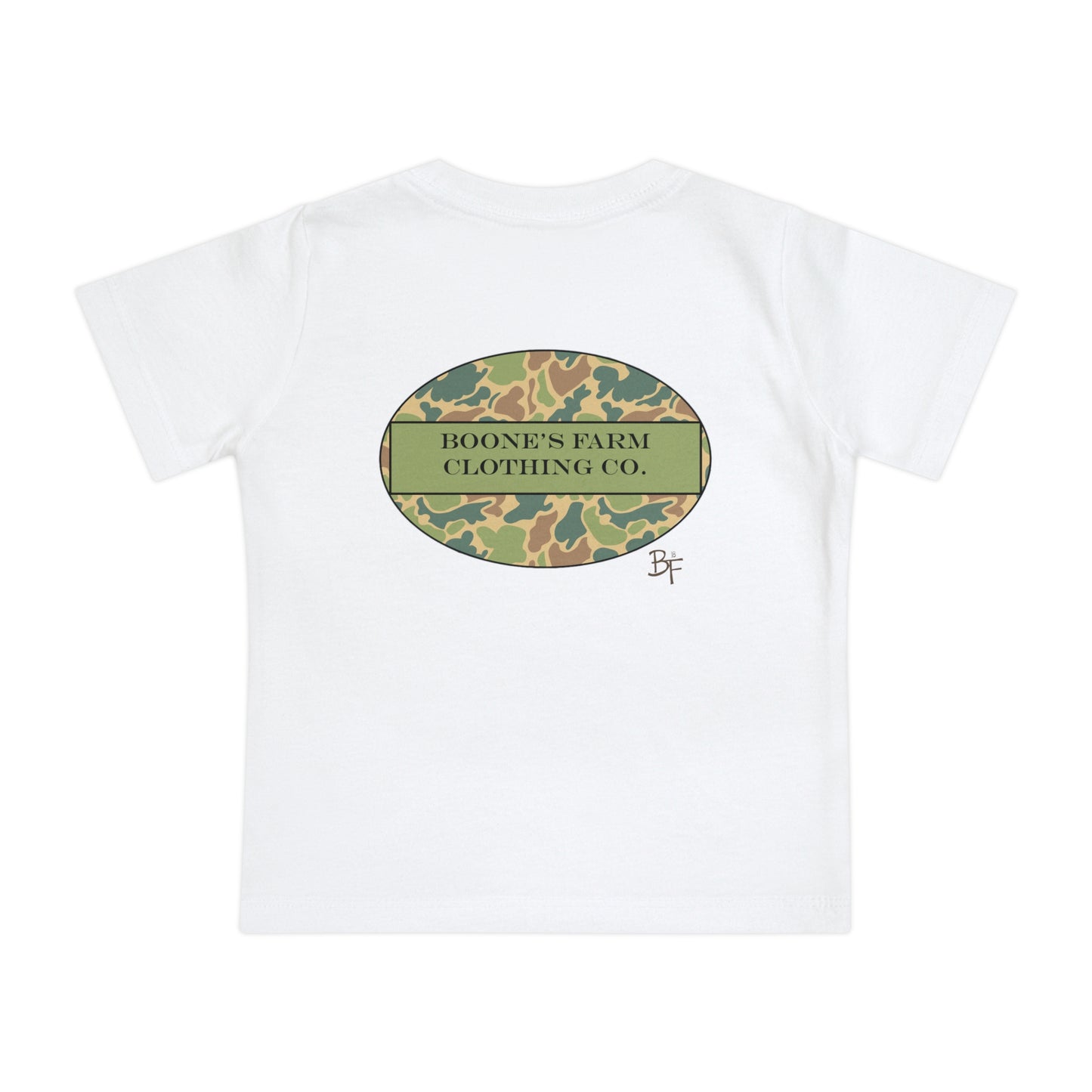 Camo Boone's Farm Baby Tee