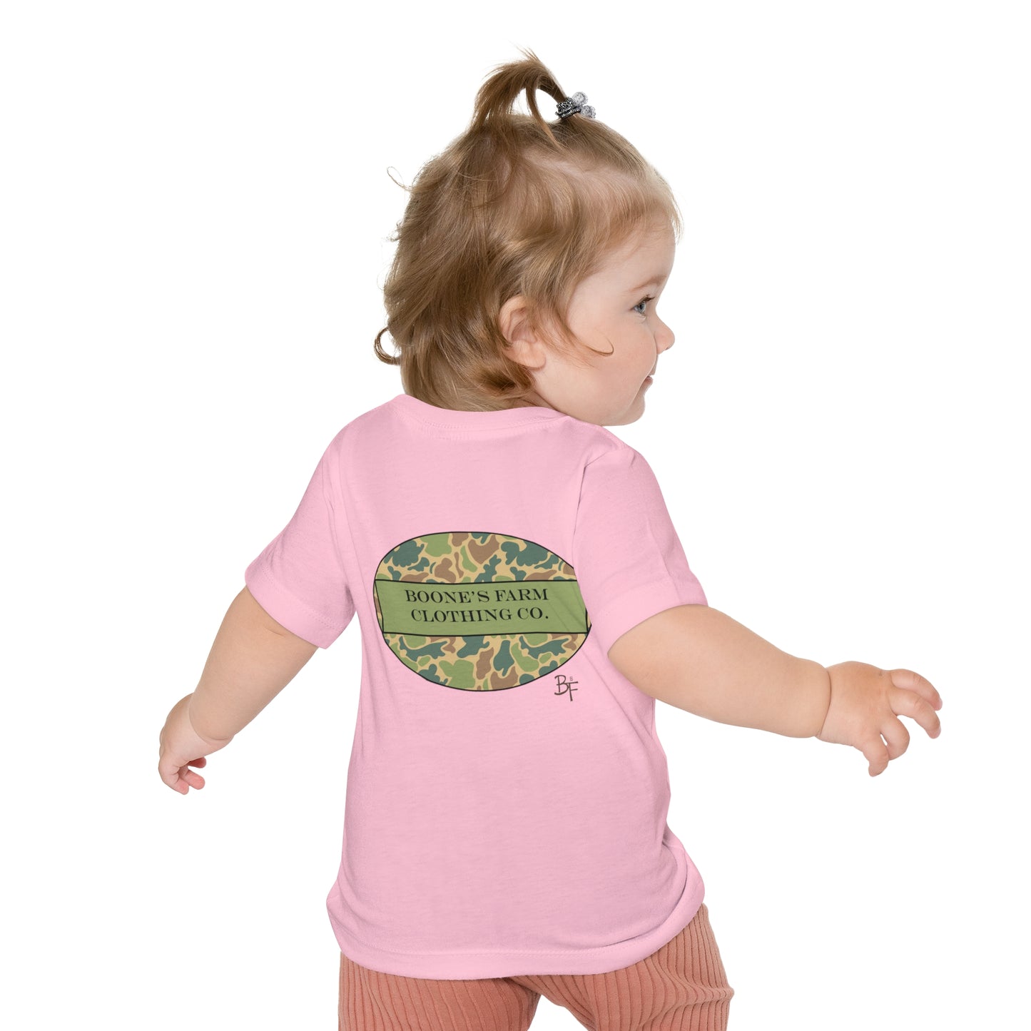 Camo Boone's Farm Baby Tee