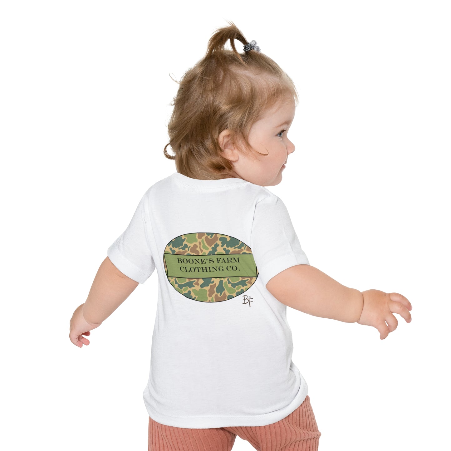 Camo Boone's Farm Baby Tee