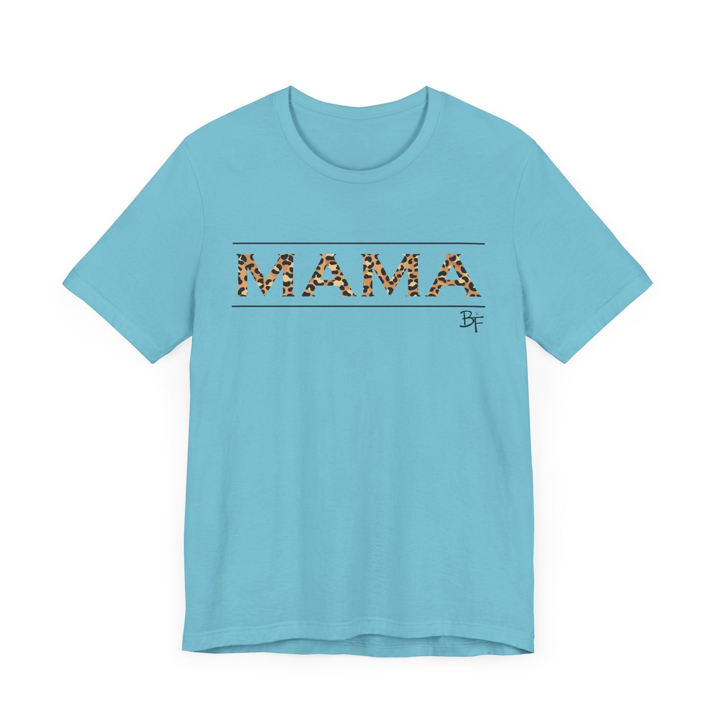 Cheetah Print MAMA Bella Canvas Tee